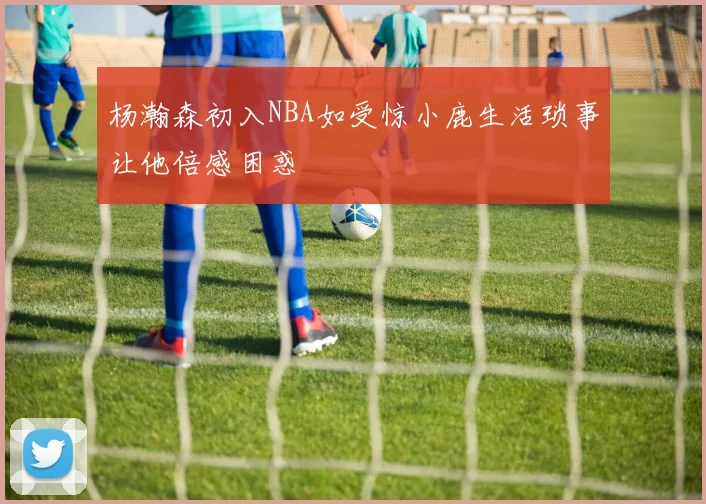 杨瀚森初入NBA如受惊小鹿生活琐事让他倍感困惑